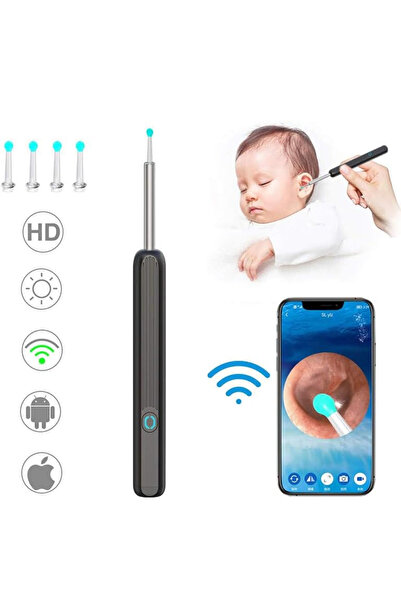 Generic Leon Home Earwax Removal Kit - WiFi Visual Otoscope with Camera (iOS/Android)