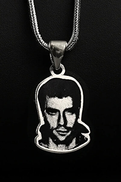 OSMANLI GÜMÜŞ Deniz Gezmiş Erkek Gümüş Kolye Tilki Kuyruğu Zincir