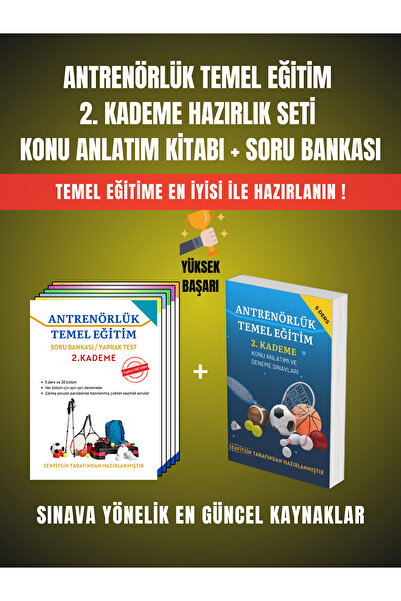SENFİTSİN Antrenörlük Temel Eğitim 2. Kademe Hazırlık Seti