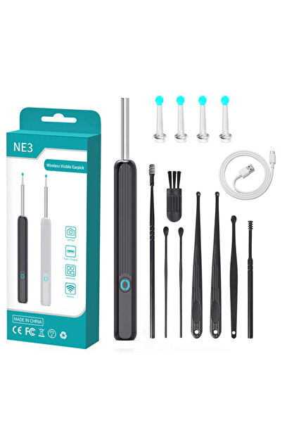 Generic Leon Home Earwax Removal Kit - WiFi Visual Otoscope with Camera (iOS/Android)