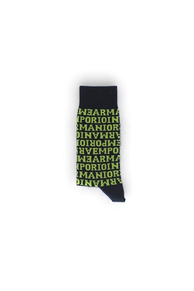 Generic Men’s Stylish Socks with Modern Print – 3 Pairs