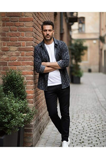 YusGos Erkek Regular Fit Pamuk Kışlık Oduncu Gömlek