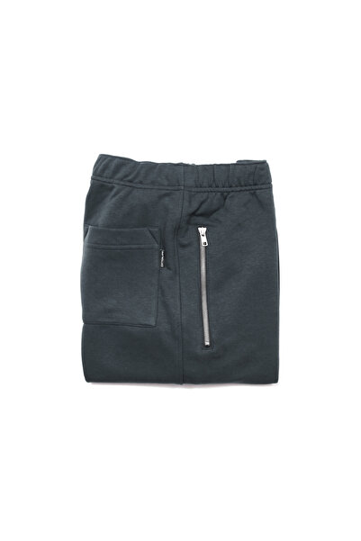 Cottonland Men's Modena Classic Regular Waist Spring Cotton Tracksuit Bottom Petrol Gray