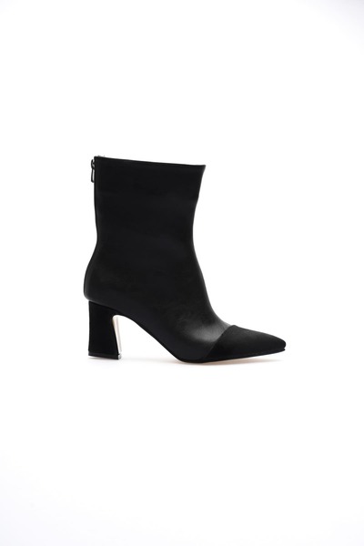 marchéo Lucinda Kadın Siyah Kalın Topuklu Kışlık Bot