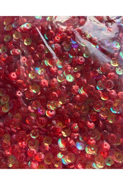 ramkovska خرز يمني دائري من أوا يازما 4 مم أحمر 100 جرام