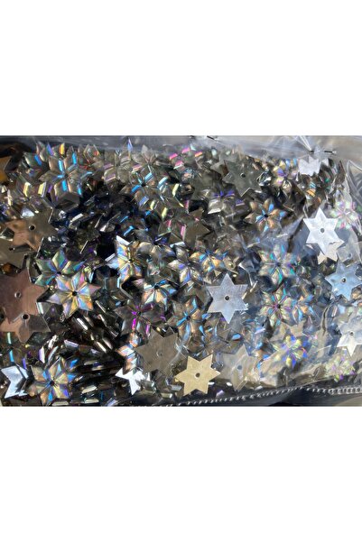 ramkovska حجر بلاستيكي على شكل ندفة ثلج ملونة (50 جرام)