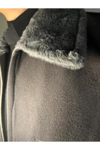 Aktham 🧥 Luxurious winter wool vest with a soft fur lining