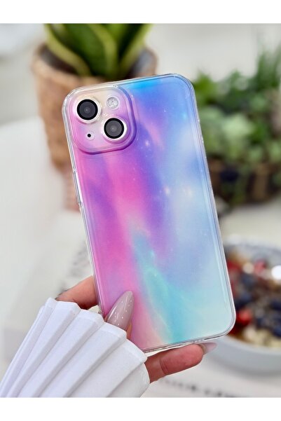 Go Aksesuar حافظة بتصميم أضواء الشمالية لهاتف آيفون 13 و14