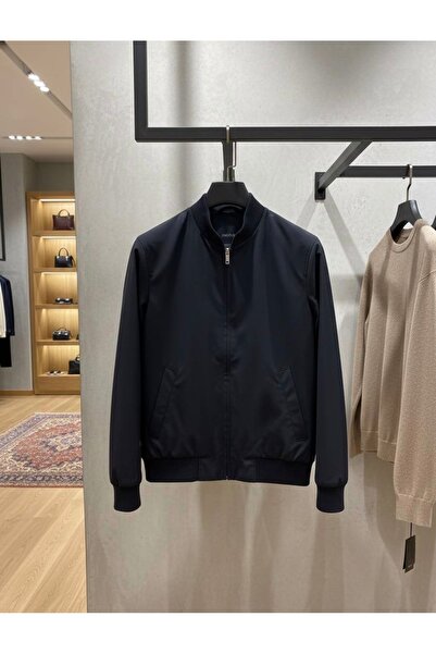 YusGos Men's Wind and Waterproof Mock Neck High Quality Transitional Zipper Coat