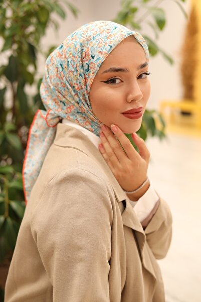 Silk Home وشاح قطني ناعم بنقشة زهور صغيرة - 73030-98