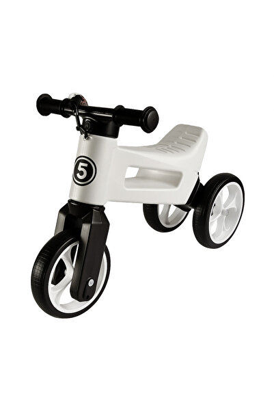 Funny Wheels Rider SuperSport White Limited - bicicletă de echilibru 2 în 1 (...