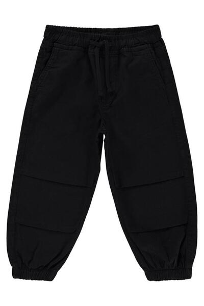 Civil Boys Pantaloni cu picioare elastice pentru 2-5 ani - Negri 2-3 ani