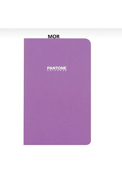 Pantone Medium Boy Çizgisiz Defter Mor 9 X 13,5 Cm