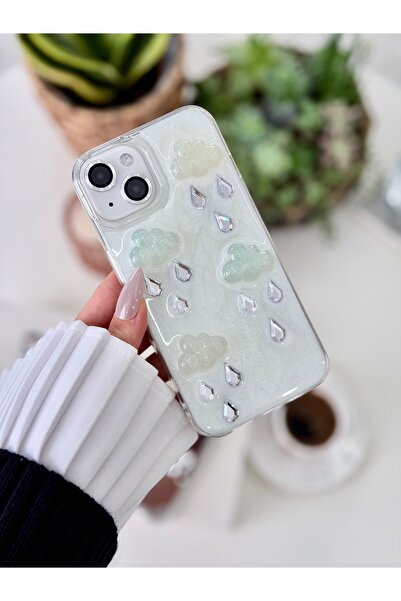 Go Aksesuar جراب سيليكون مرن بتصميم لعبة EPOXY CLOUD متوافق مع هواتف iPhone 1...