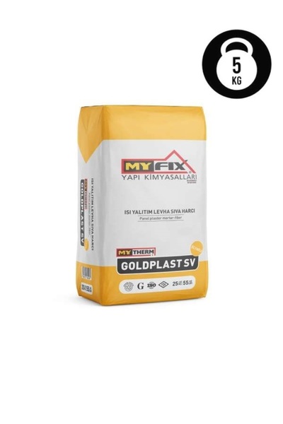 Myfix Elyaflı Isı Yalıtım Levha Sıva Harcı 5 Kg - (Sıva Kalekimi)