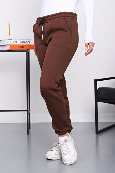 İmajButik Καφέ Φούτερ Τριών Σκανδάλων Σ επένδυση fleece