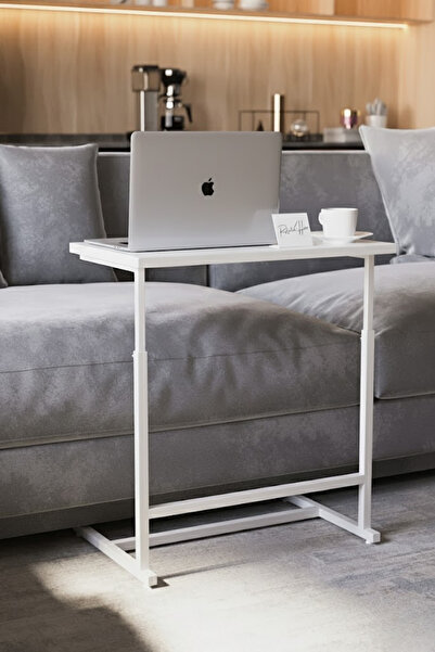 reflekta Yükseklik Ayarlanabilir Beyaz Laptop Sehpası Koltuk Sehpası C Sehpa ...