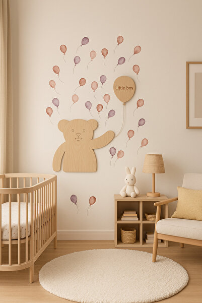 miniminimu Ayıcıklı balon duvar süsü bebek odası