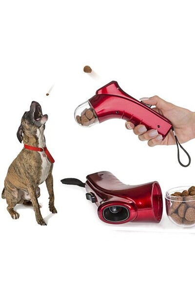SSMEDIA Lansator hrana uscata caini/catei sau alte animale de companie, pentr...