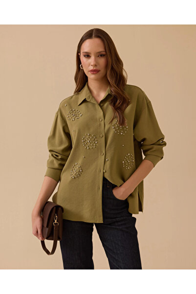 SEÇİL Taş Detaylı Gömlek