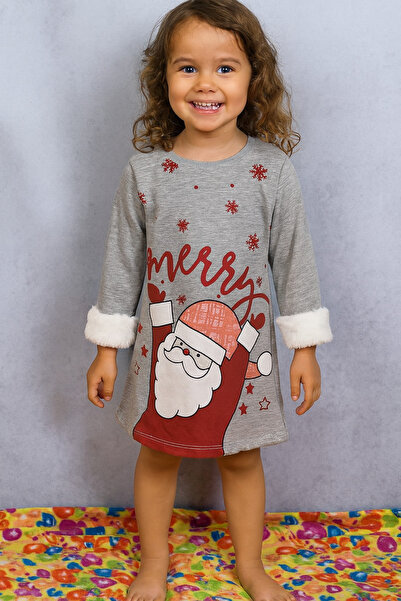OEM Rochie gri de Crăciun - 4 ani