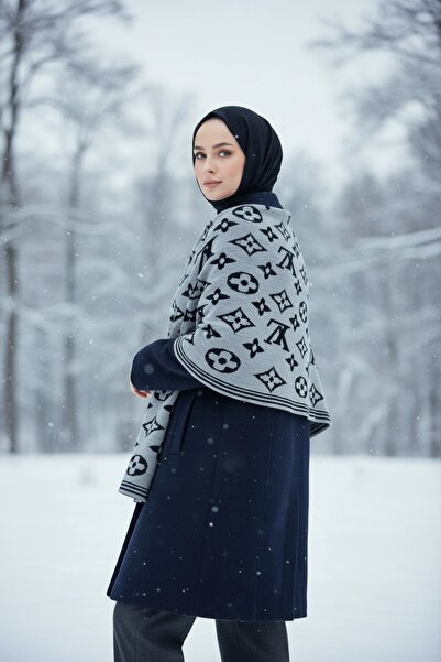 Onur Etol - Noua colecție Batic cu umăr lat Produs gros de iarnă Tesătură țesătă pe două fețe Magazin legendar