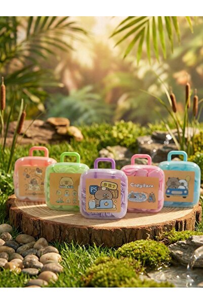 Yenbu Capybara Minik Valizler Sabun Seti 5 'li Paket