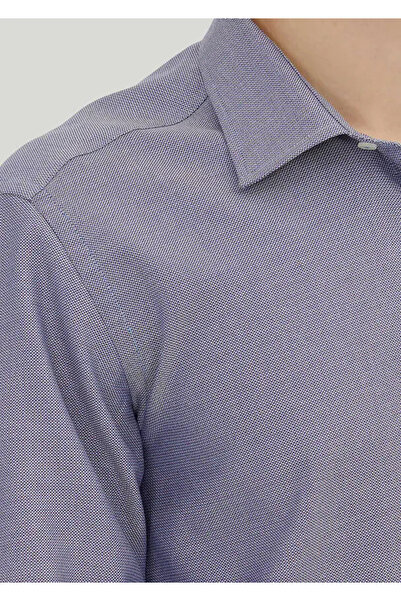 Ramsey Navy Blue Regular Fit Woven Classic 100% Cotton Shirt