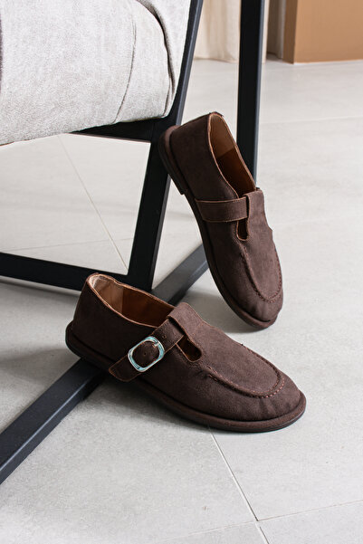 DUXAL SHOES Arabella Жіночі замшеві туфлі-лофери з деталями