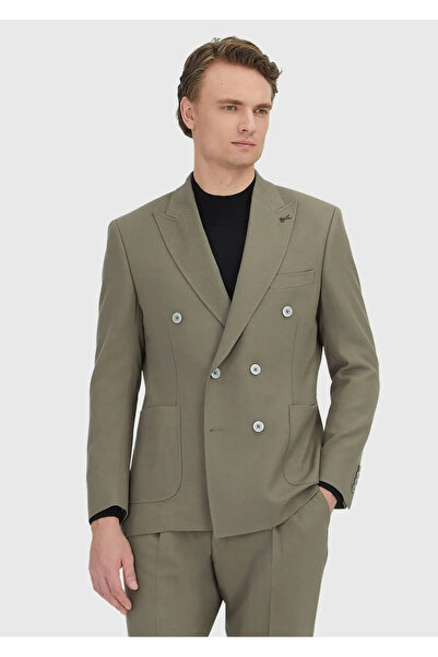 Ramsey Mink Zeroweight Slim Fit Wool Blend Coat