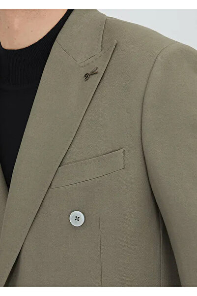 Ramsey Mink Zeroweight Slim Fit Wool Blend Coat