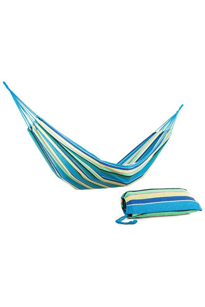 OEM Αιώρα κήπου για ένα άτομο με τσάντα αποθήκευσης, πολύχρωμη, μέγιστο 120 kg, 185x80 cm