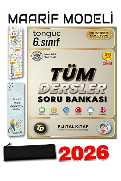 Tonguç Yayınları 2026 - 6. Sınıf Tüm Dersler Soru Bankası - Hediyeli