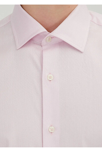 Ramsey Pink Regular Fit Woven Classic 100% Cotton Shirt