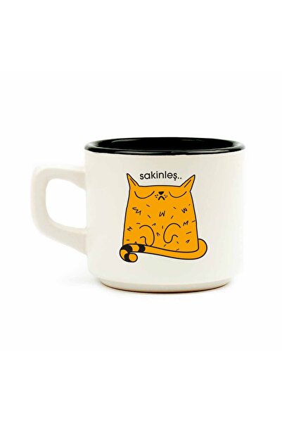 PALTO TASARIM Sakinleş.. Beyaz Venüs Kupa - Hediye Seramik Kupa