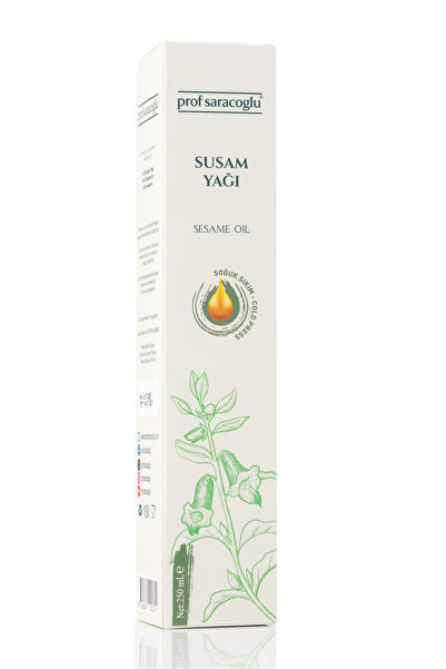 prof saracoğlu Soğuk Sıkım Susam Yağı Doğal 250 ml