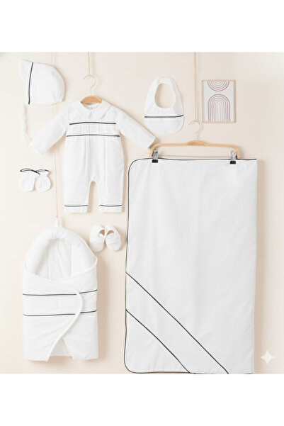 Baby shine Luxury baby boy's receiving set - 100% natural cotton, safe for ba...