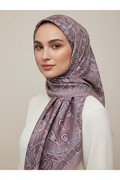 LadyCoco ليدي كوكو طباعة رقمية نمط وشاح رويان 1 لون 4