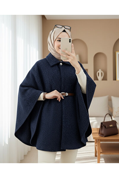 Modamorfo Πόρπη με ένα κουμπί και ζώνη μέσης με γένια - Ναυτικό