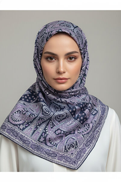 LadyCoco ليدي كوكو طباعة رقمية نمط وشاح رويان 1 لون 11