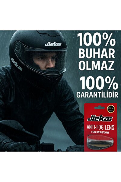 JİEKAİ Motorcu Kask Buhar Önleyici Garantili Ürün Kask Vizörü Buğu Buhar Önleyici Film B001