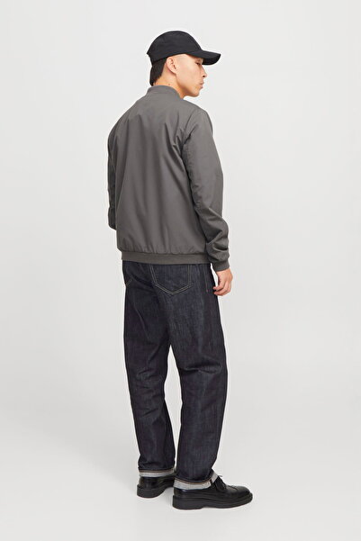 Jack & Jones Palton pentru bărbați cu guler de colegiu 63412165203 Afumat