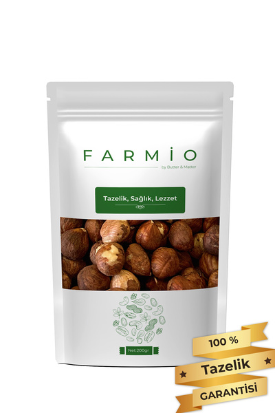 NUTBITE Çiğ Fındık İçi 200gr - Taptaze Yeni Mahsül - Sağlıklı Doğal Atıştırmalık