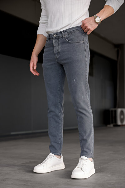 Ser Joven Ανδρικό παντελόνι Smoked εφαρμοστό Laser ελαστικό ύφασμα Jean