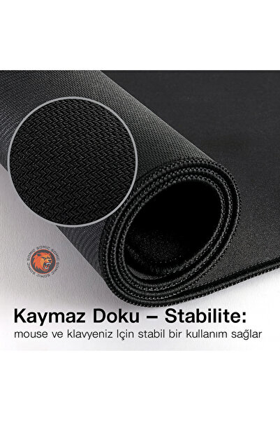 SOMIC Büyük Boy XL Mouse Pad Dünya Haritası Desenli Oyuncu Gamer Gaming Mouse Pad Yüksek Kalite