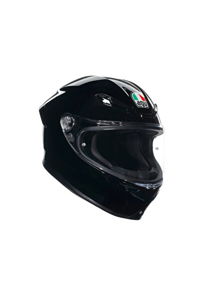 AGV K6 S Black Mono Kapalı Kask