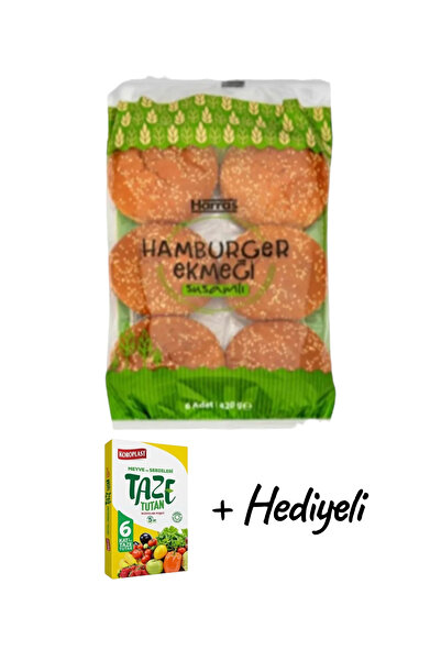 Harras Susamlı Hamburger Ekmeği 6'lı 420 gr