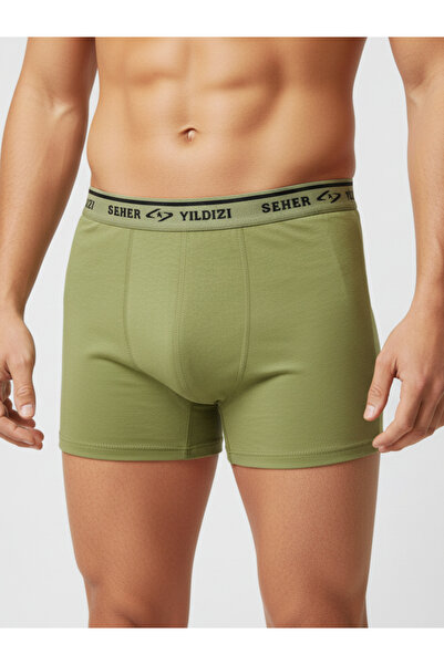 balkonda سراويل داخلية عسكرية للرجال باللون الأخضر الكاكي مكونة من 6 قطع اقتص...