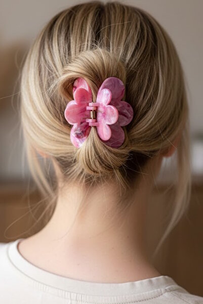 CAŞ DEKORASYON Cataramă cu zăvor de oase de culoare roz