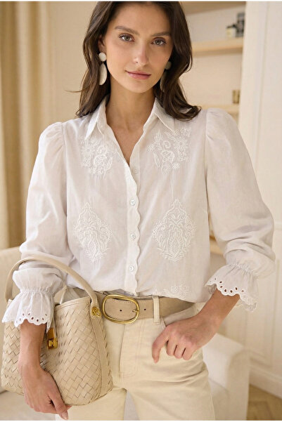 FEMELLE Γυναικείο πουκάμισο με μανίκια Princess